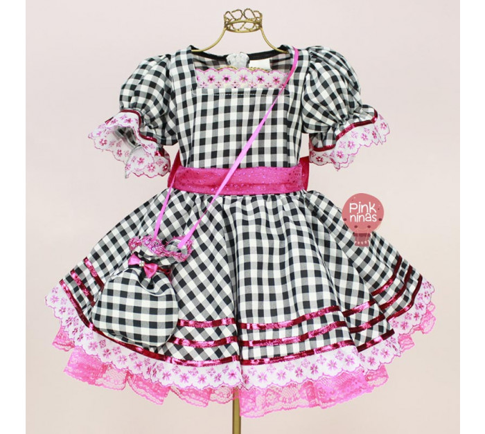 vestido de quadrilha infantil