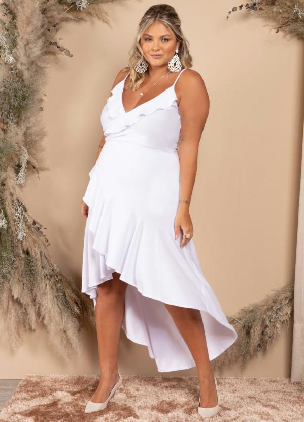 vestido branco longo