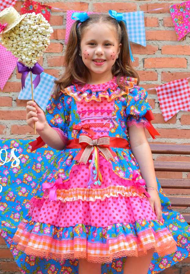 vestidos de quadrilha infantil