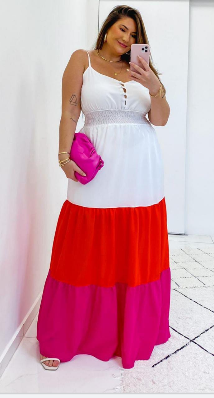 vestidos longos plus size