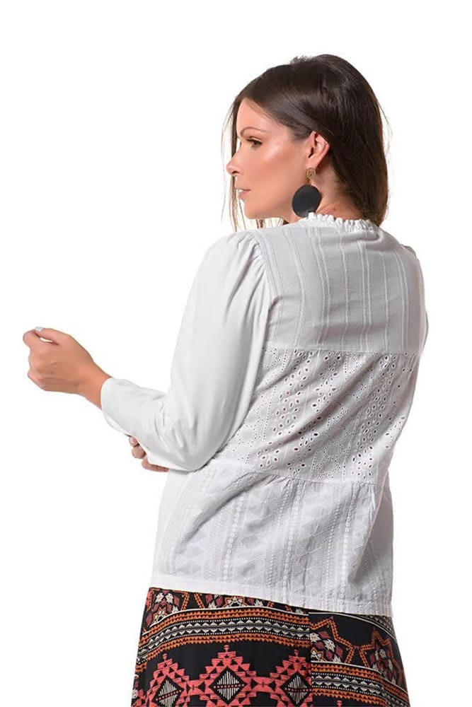 blusa branca feminina