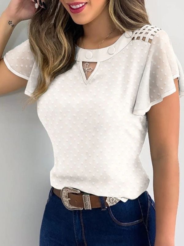 blusa branca feminina