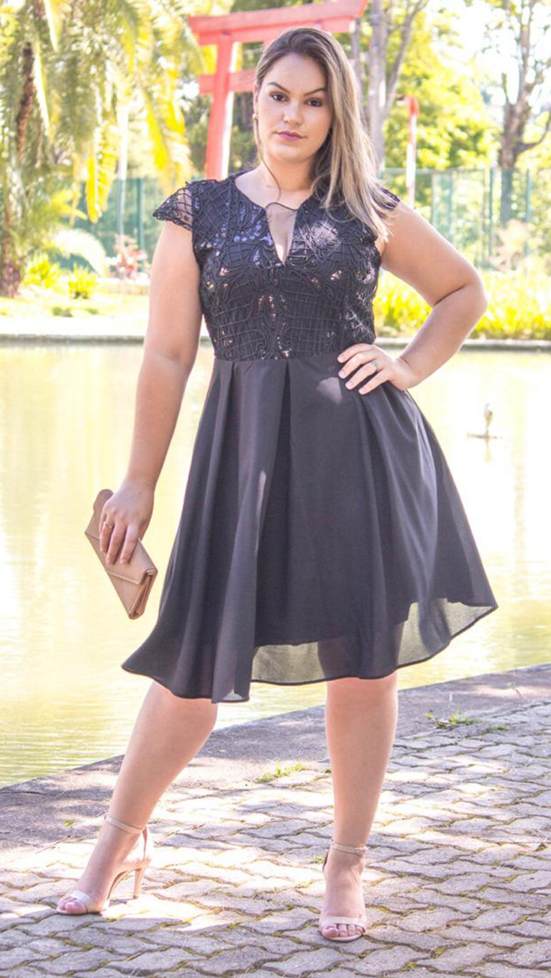 vestido plus size