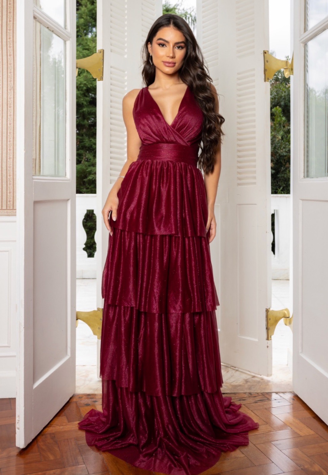 vestido marsala para madrinhas