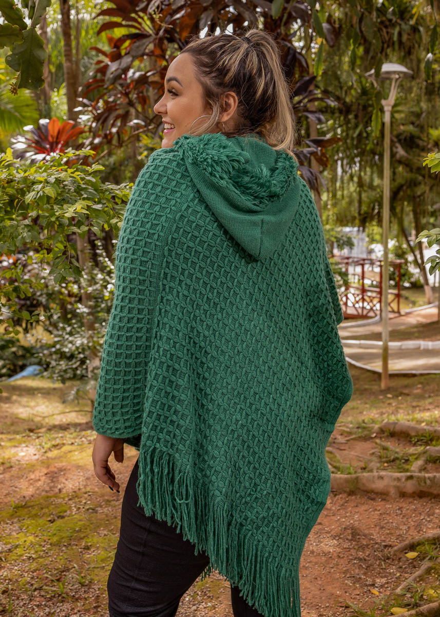 poncho feminino