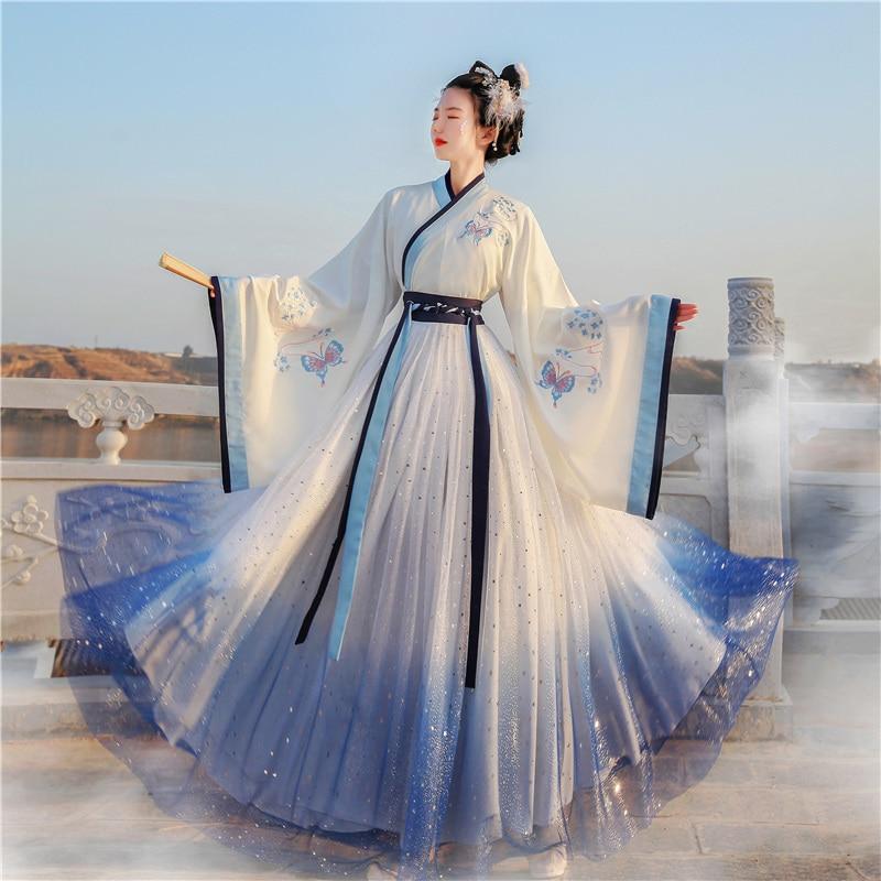 royal chinese traditional dress hanfu