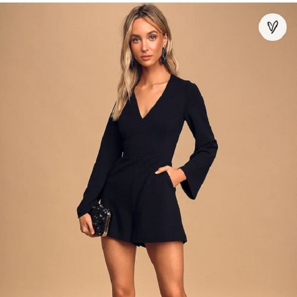 Black Romper Style Inspo