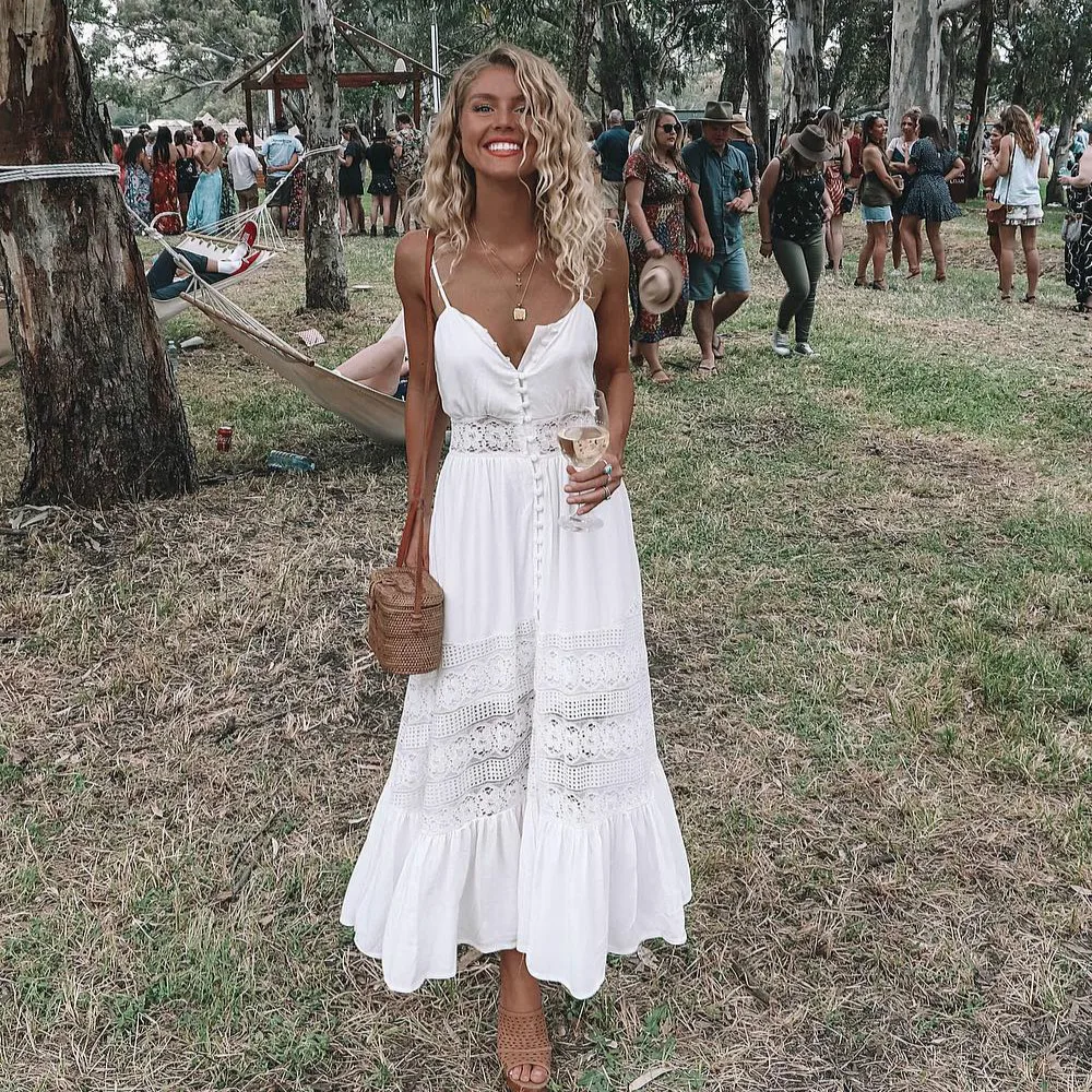 Vestido longo branco: A peça curinga do guarda-roupa feminino