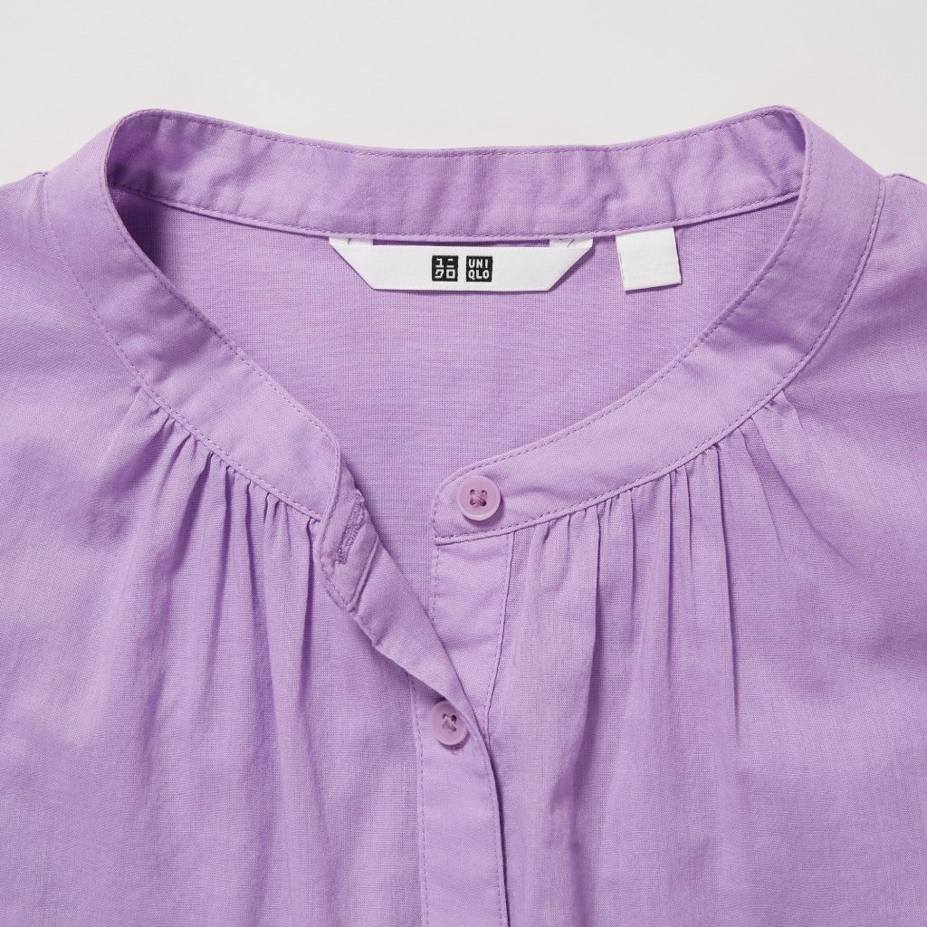 purple blouse