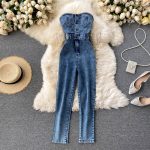 jean jumpsuit outfit