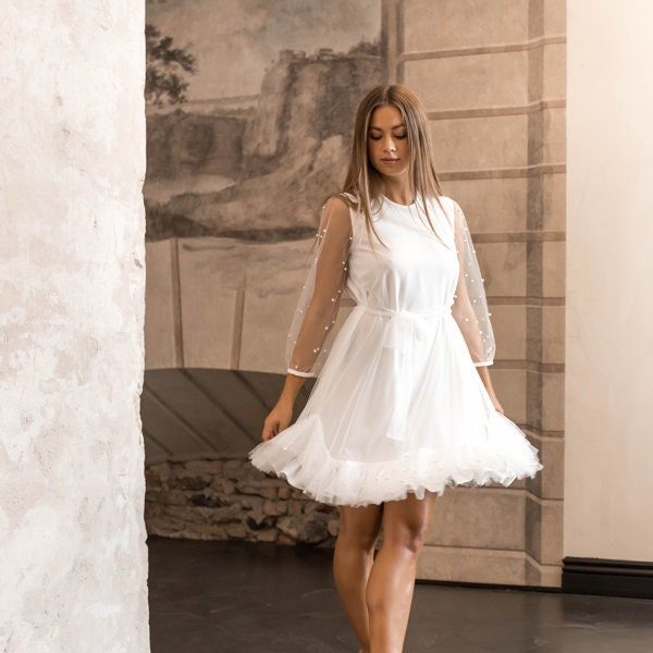 	
white cocktail dress for wedding