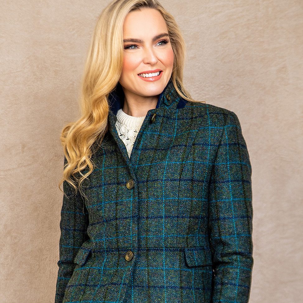 	
tweed jacket womens