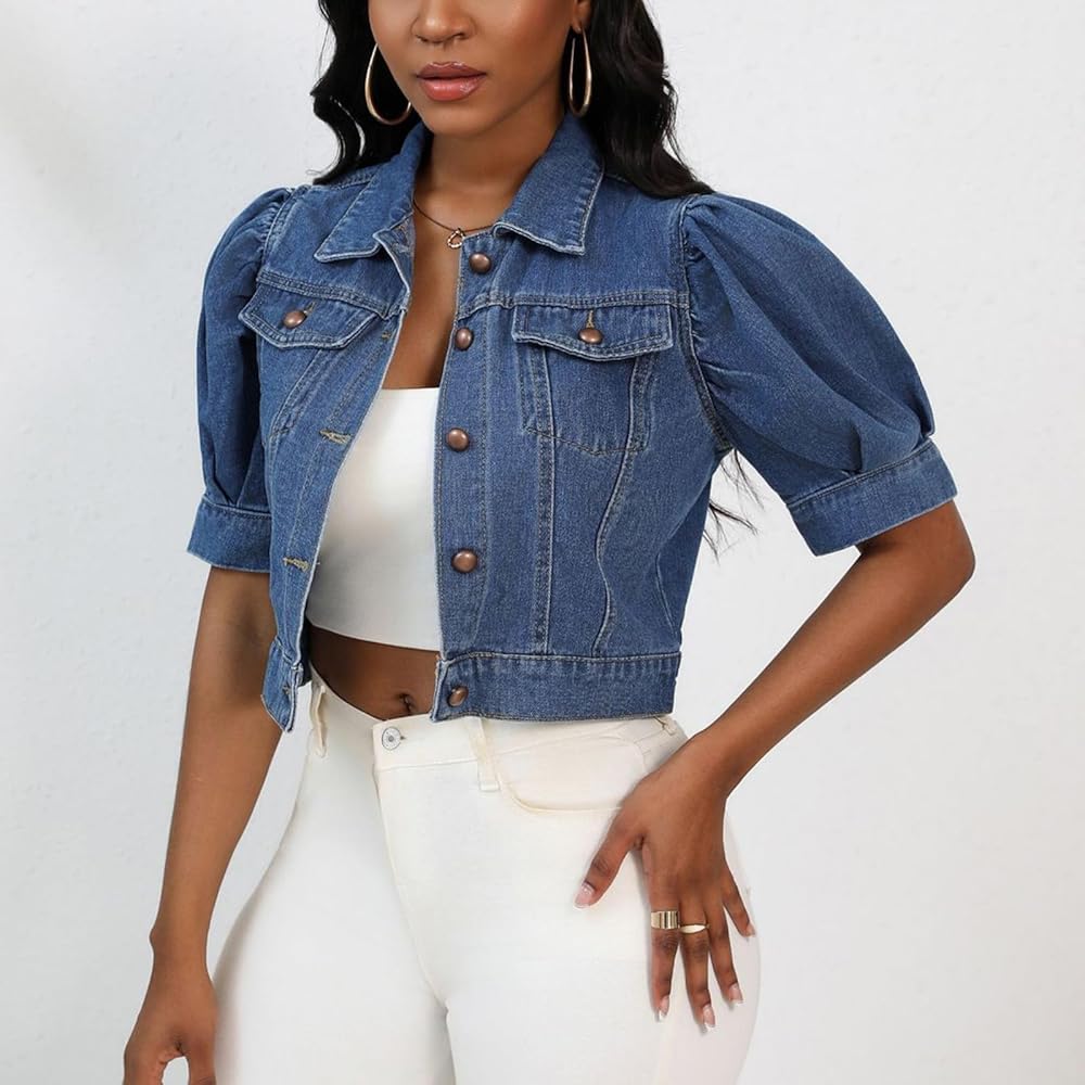 blue jean jackets for women