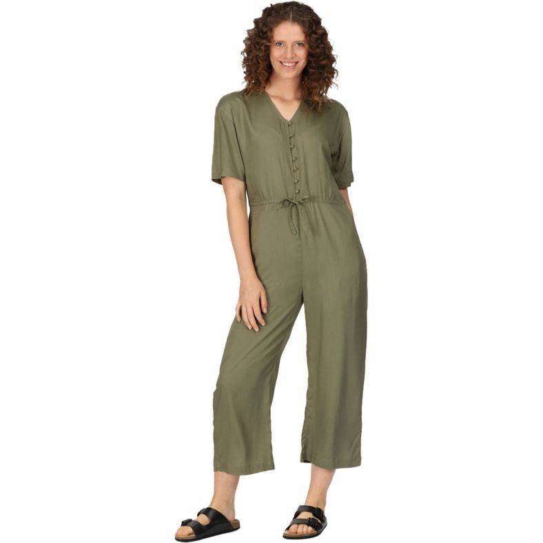 women's short sleeve jumpsuit