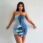 women's denim dress