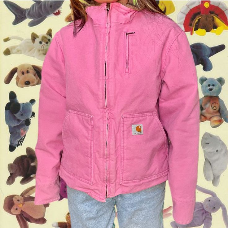 pink carhartt jacket