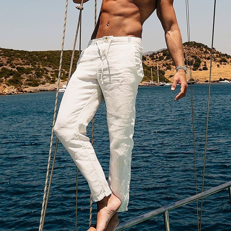 Linen trousers