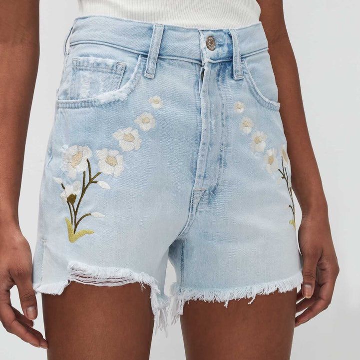 Denim shorts