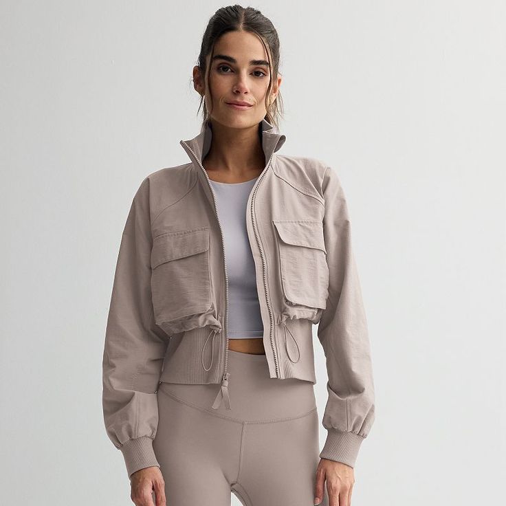 Woven Rib Mix Jacket