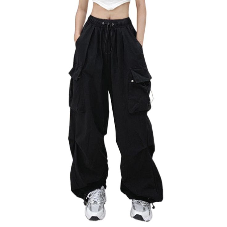 black cargo pants