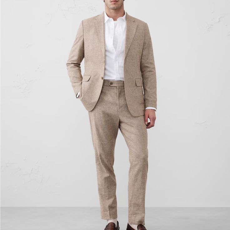 Stylish Tan Suit