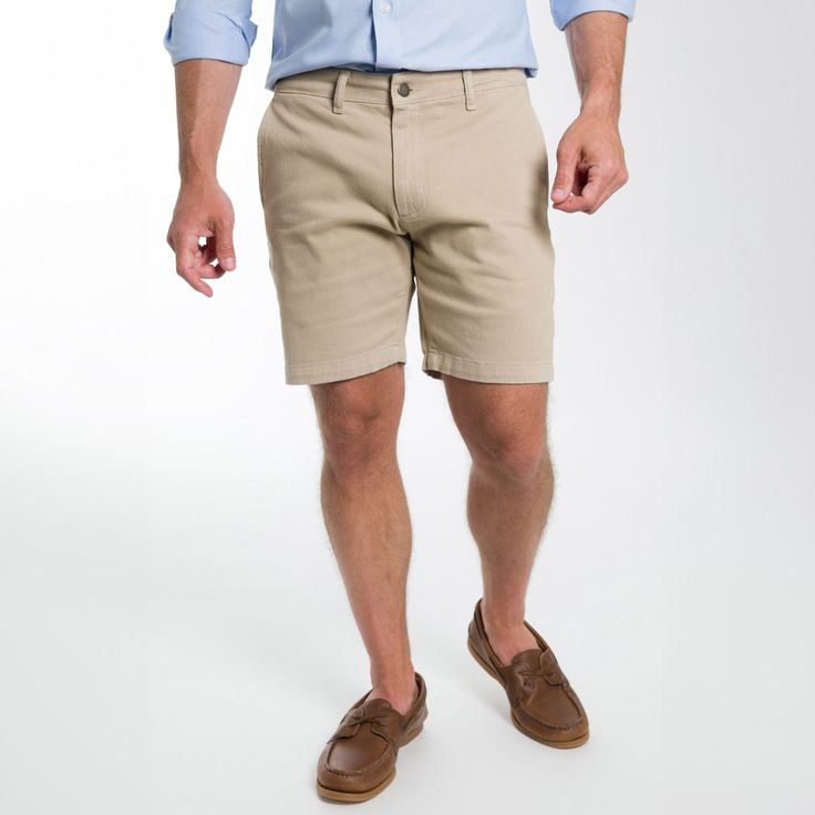 khaki shorts