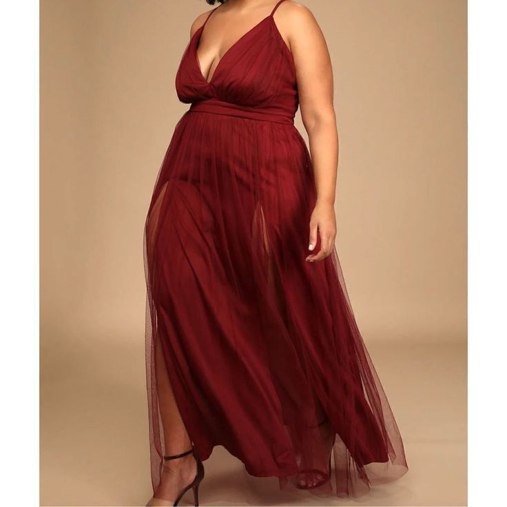 red dress