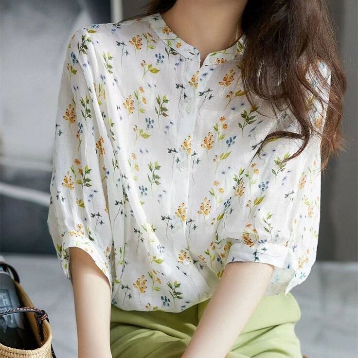 Floral blouses