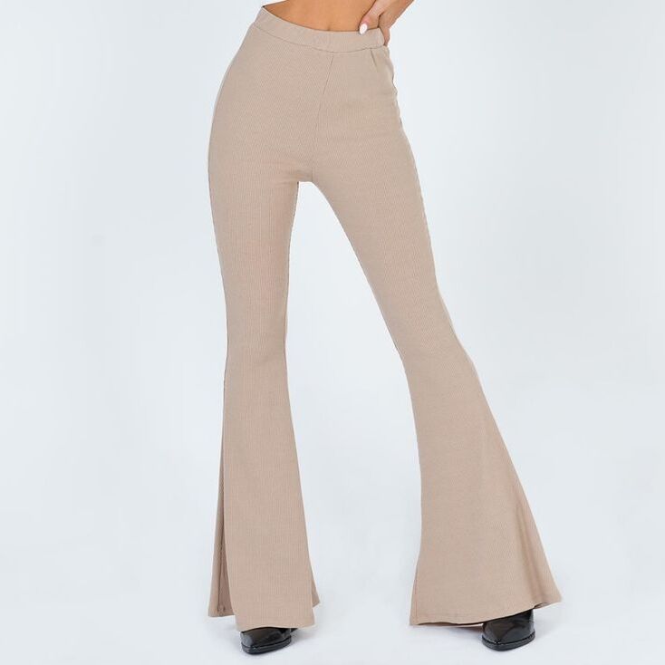 Slim-fitting Flared Pants