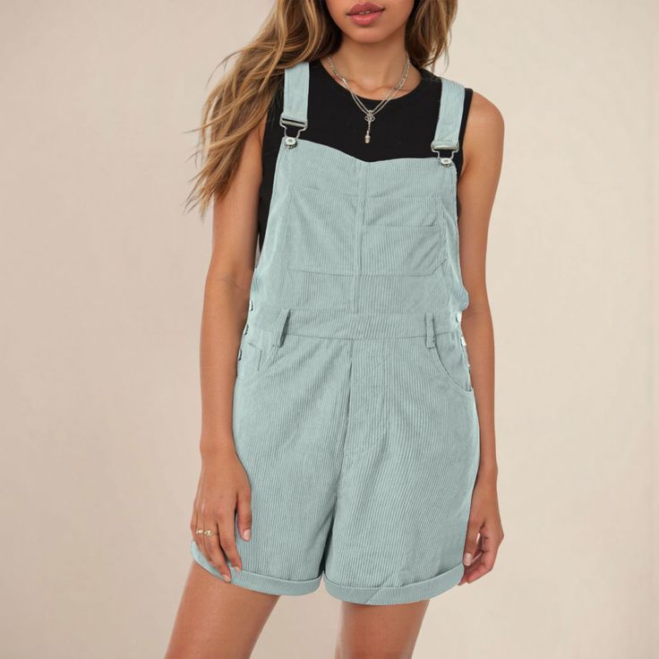 Blue jumpsuit