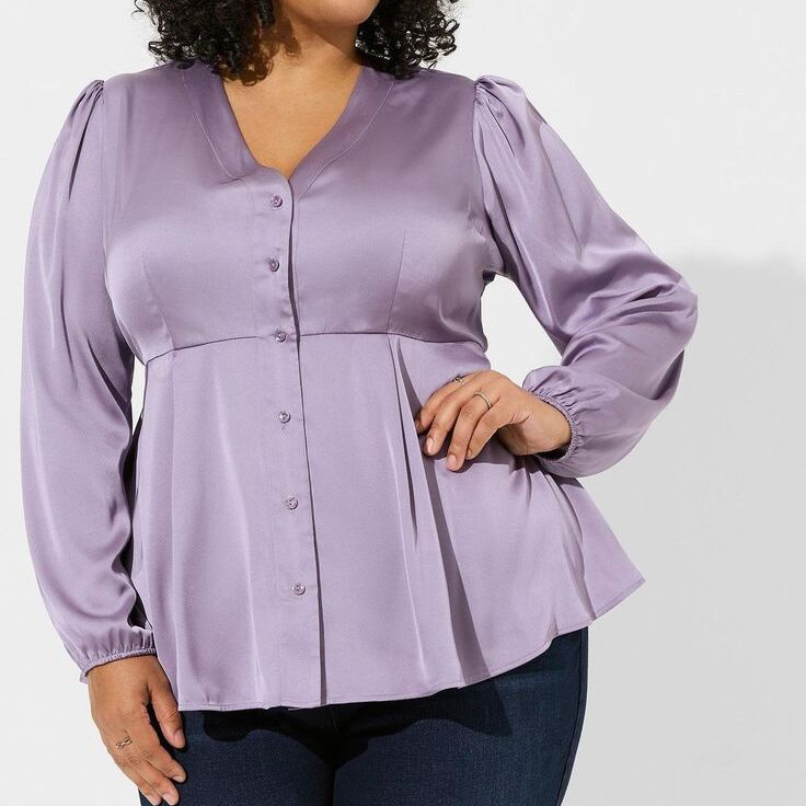 Full-figured blouses