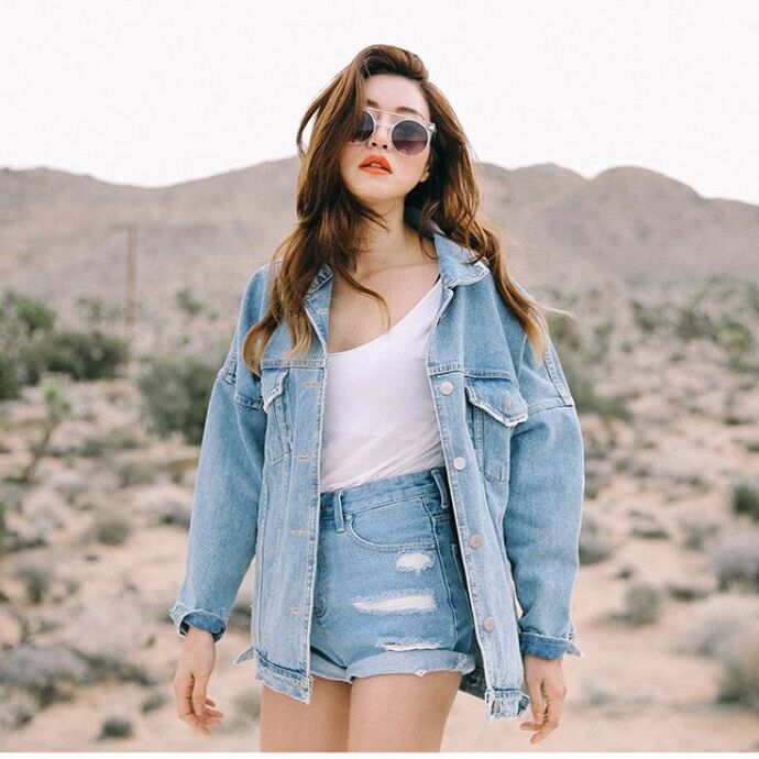 Denim coat