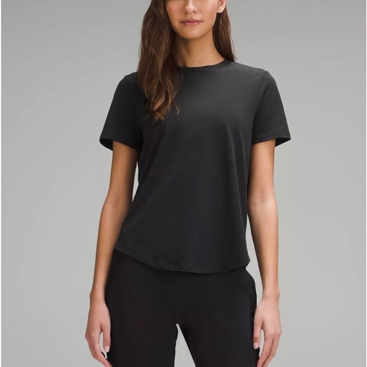 black tee shirt