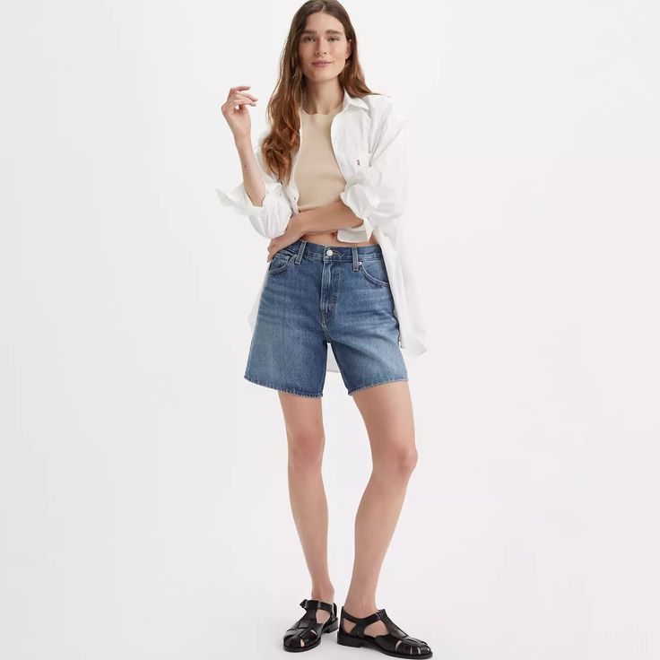 denim shorts outfit