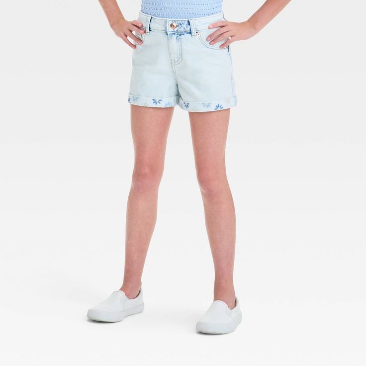 Denim shorts