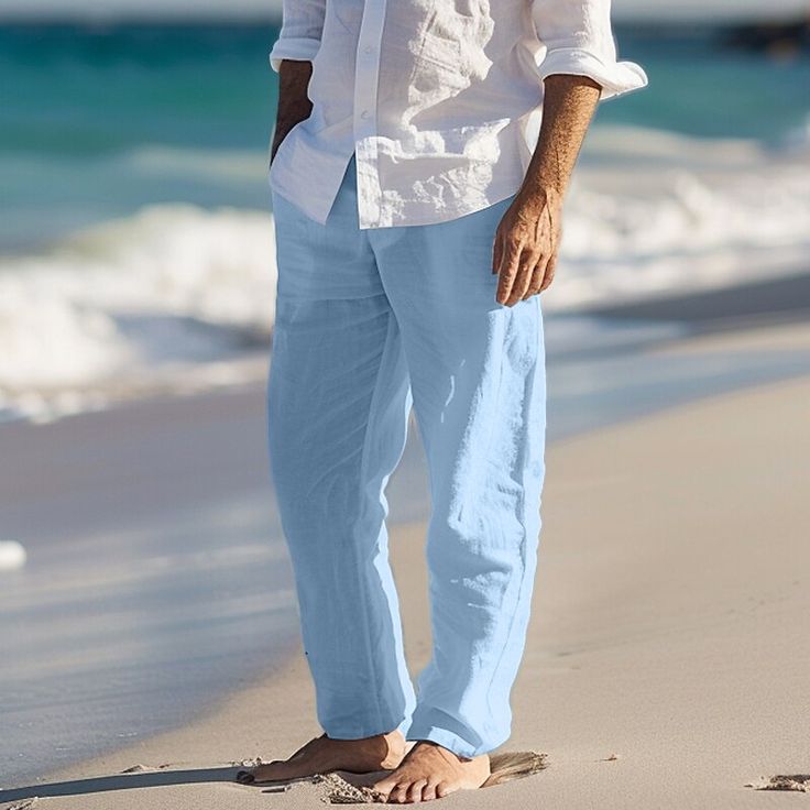 Linen slacks