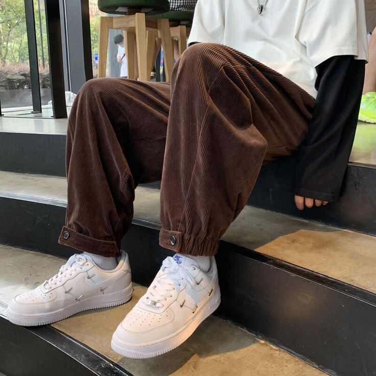 Corduroy trousers