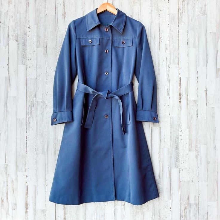 denim trench coat