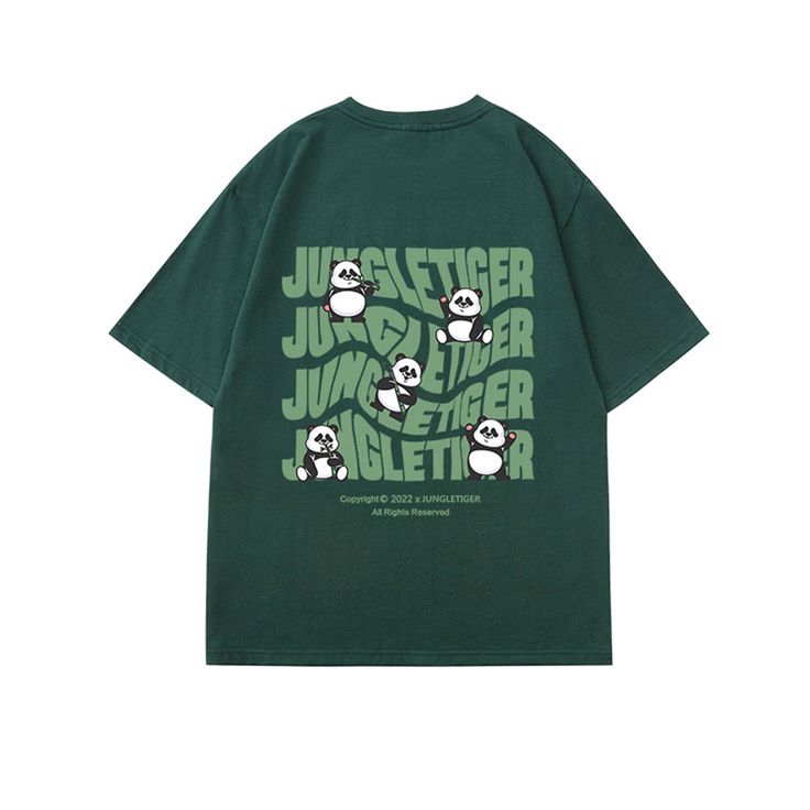 green t-shirt