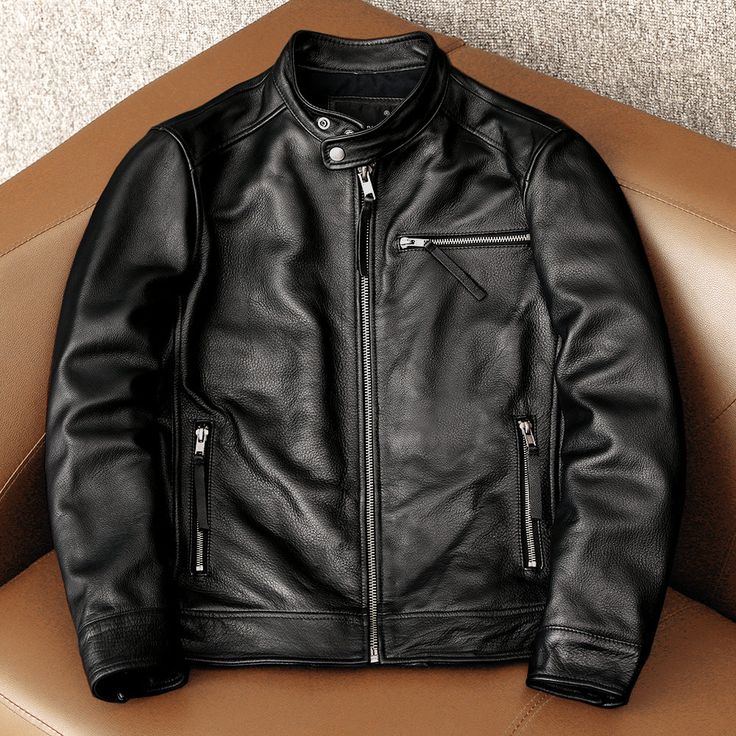 men's leather jacket