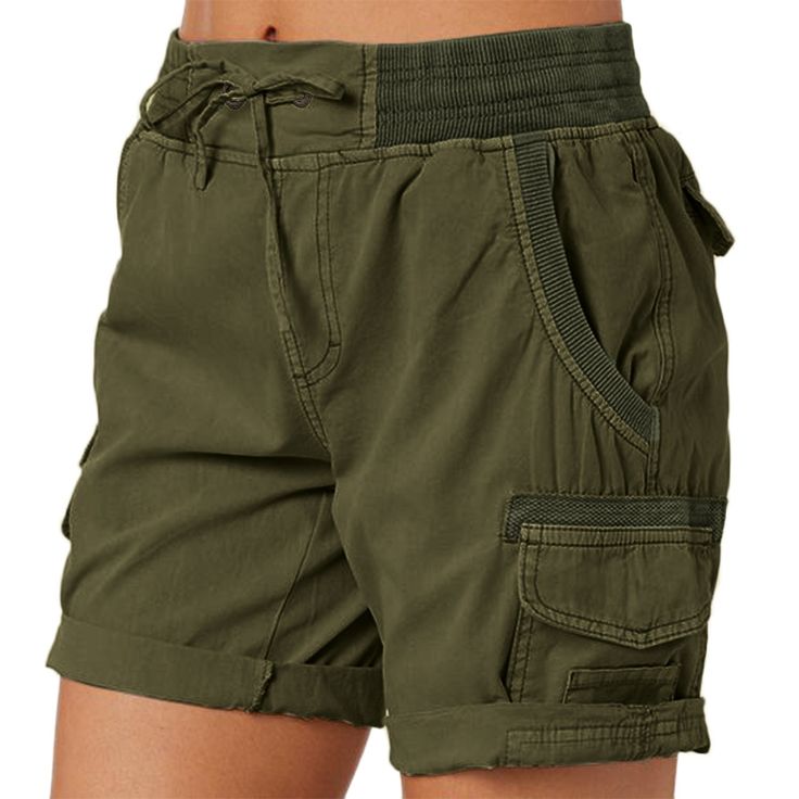 Women Summer Cargo Shorts