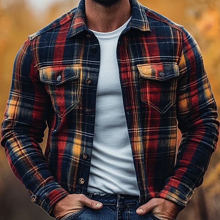 Plaid coat