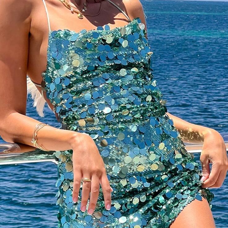 sequin dress