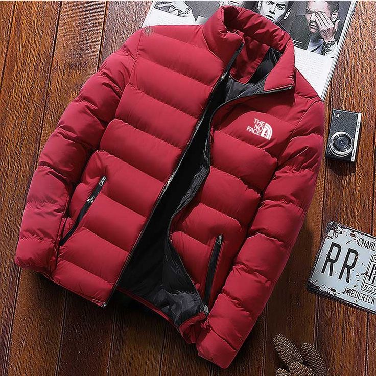 Leather puffer jacket