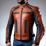 leather bikers jacket