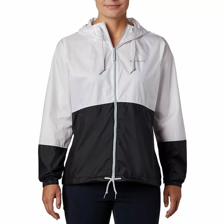 hooded windbreaker jacket