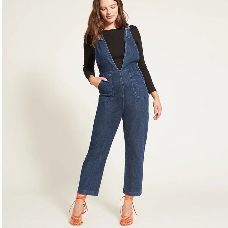 Denim dungarees