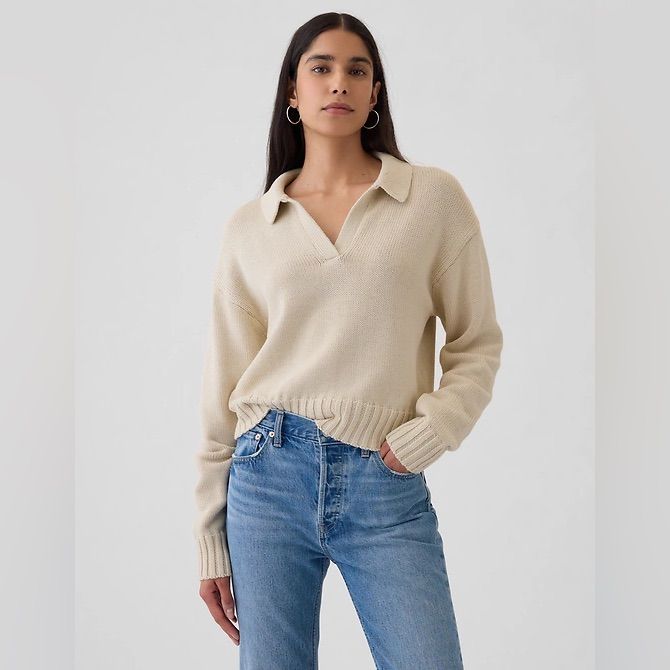 Collared sweater