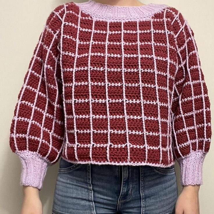 Handmade crochet sweater