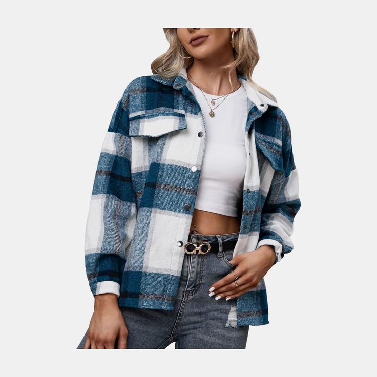 Checked outerwear